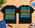 SOLD Is My Favorite 4-Letter Word Graphic T-Shirt – Funny Realtor Real Estate Shirt