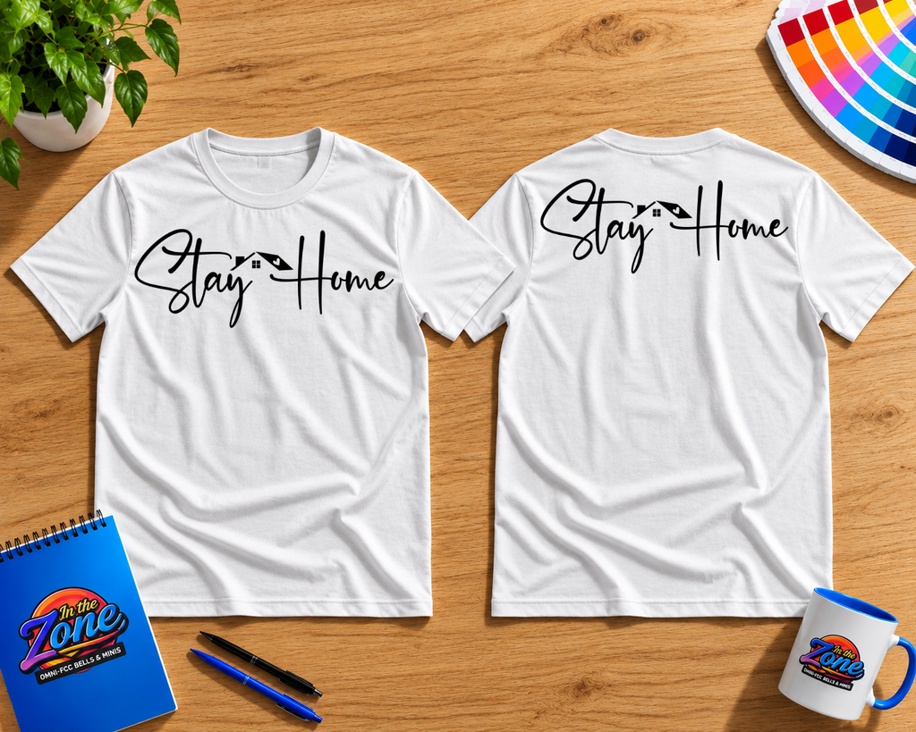 Stay Home Realtor Graphic T-Shirt – Real Estate House & Key Shirt