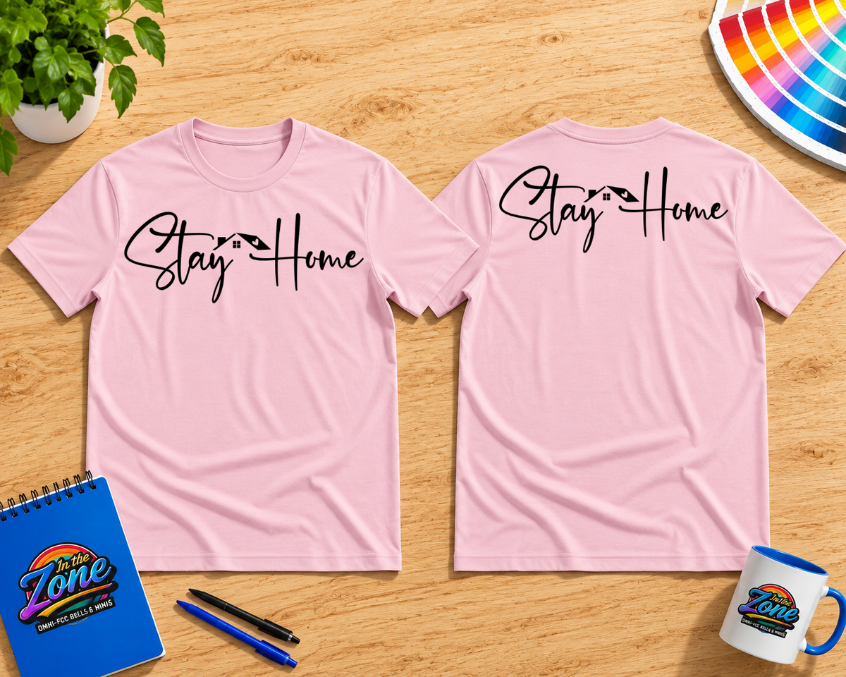 Stay Home Realtor Graphic T-Shirt – Real Estate House & Key Shirt