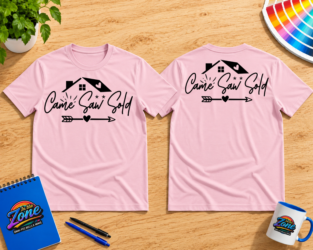 Came Saw Sold Realtor Graphic Shirt | Real Estate Agent Gift