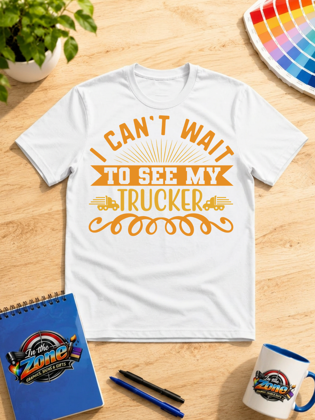 I Can't Wait to See My Trucker Graphic Shirt | Trucker Wife & Girlfriend Gift