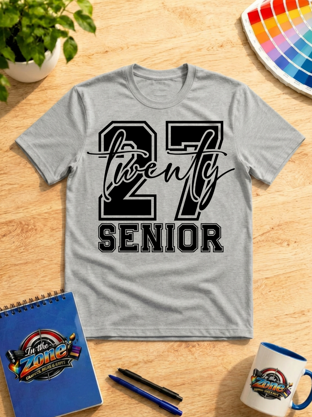 Class of 2027 Senior Graphic T-Shirt | Graduation Year 27 Senior Shirt