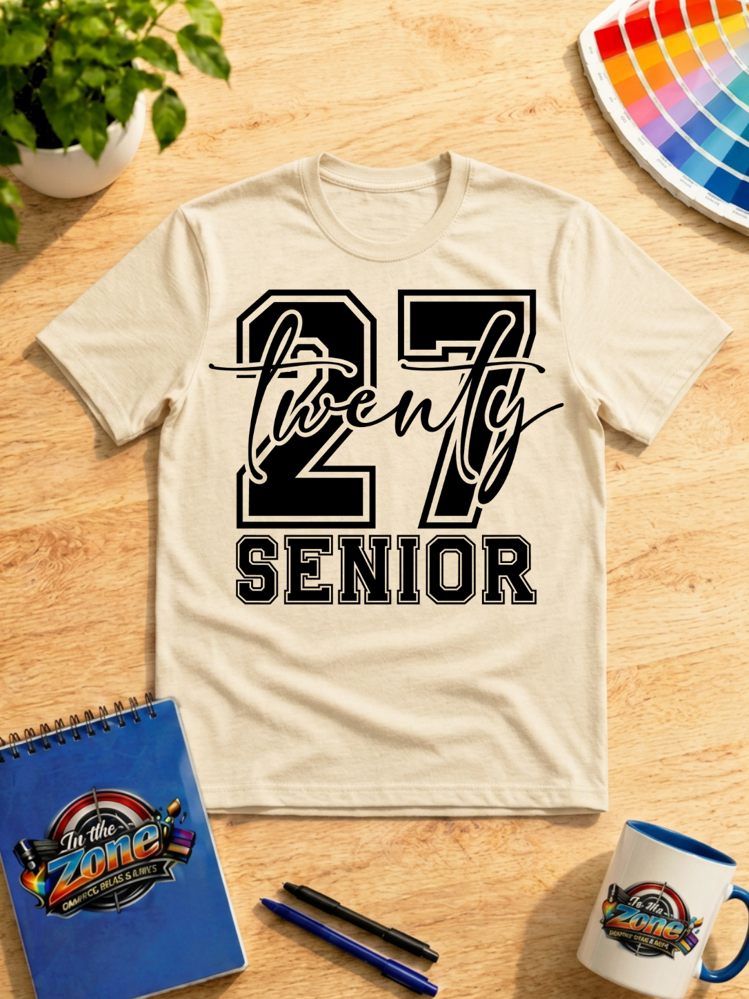 Class of 2027 Senior Graphic T-Shirt | Graduation Year 27 Senior Shirt