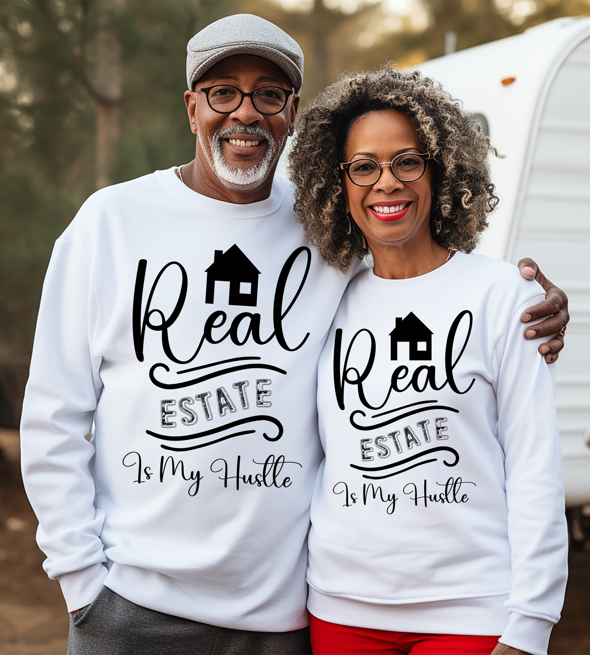 Real Estate Is My Hustle T-Shirt | Realtor Life Graphic Tee | Real Estate Agent Gift Shirt