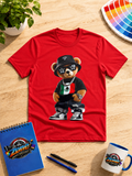 Mexico Pride Teddy Bear Graphic T-Shirt – Mexican Flag Streetwear Tee