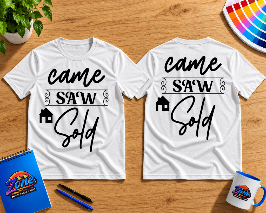 Came Saw Sold Realtor Shirt | Real Estate Agent Graphic Tee