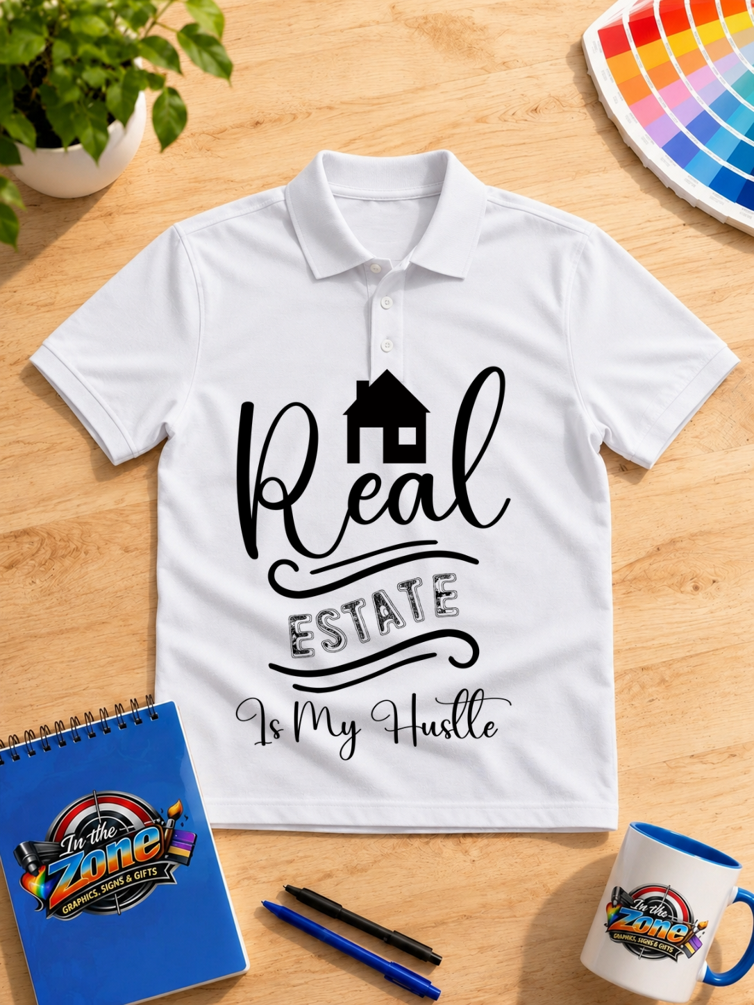 Real Estate Is My Hustle T-Shirt | Realtor Life Graphic Tee | Real Estate Agent Gift Shirt