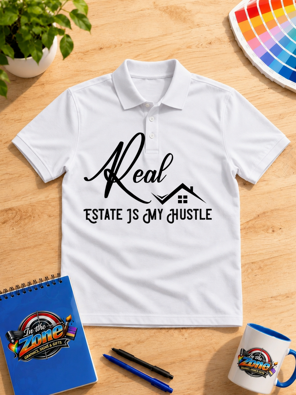 Real Estate Is My Hustle T-Shirt | Realtor Life Graphic Tee | Real Estate Agent Shirt