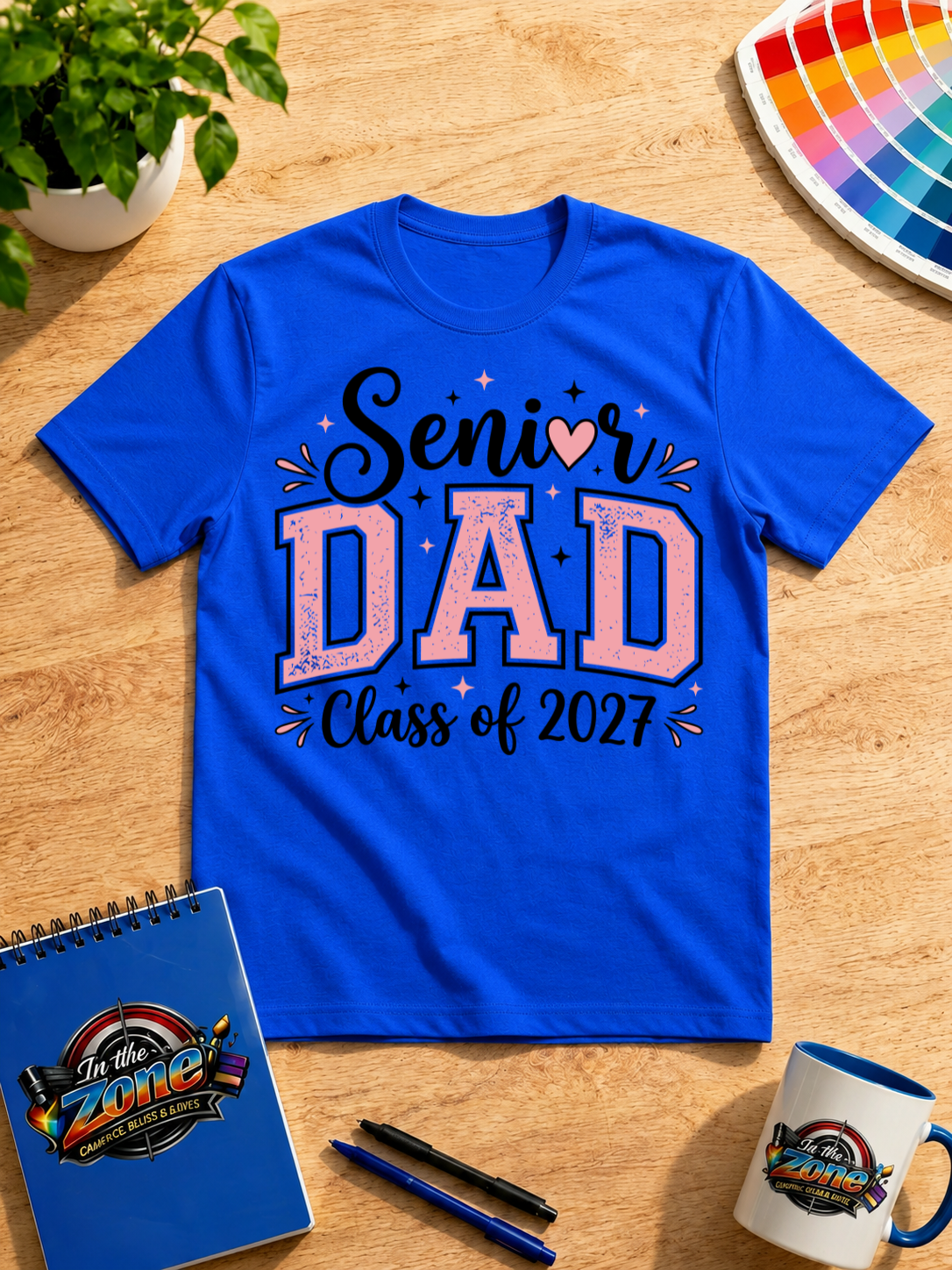 Senior Dad Class of 2027 Graphic T-Shirt | Graduation Dad Shirt