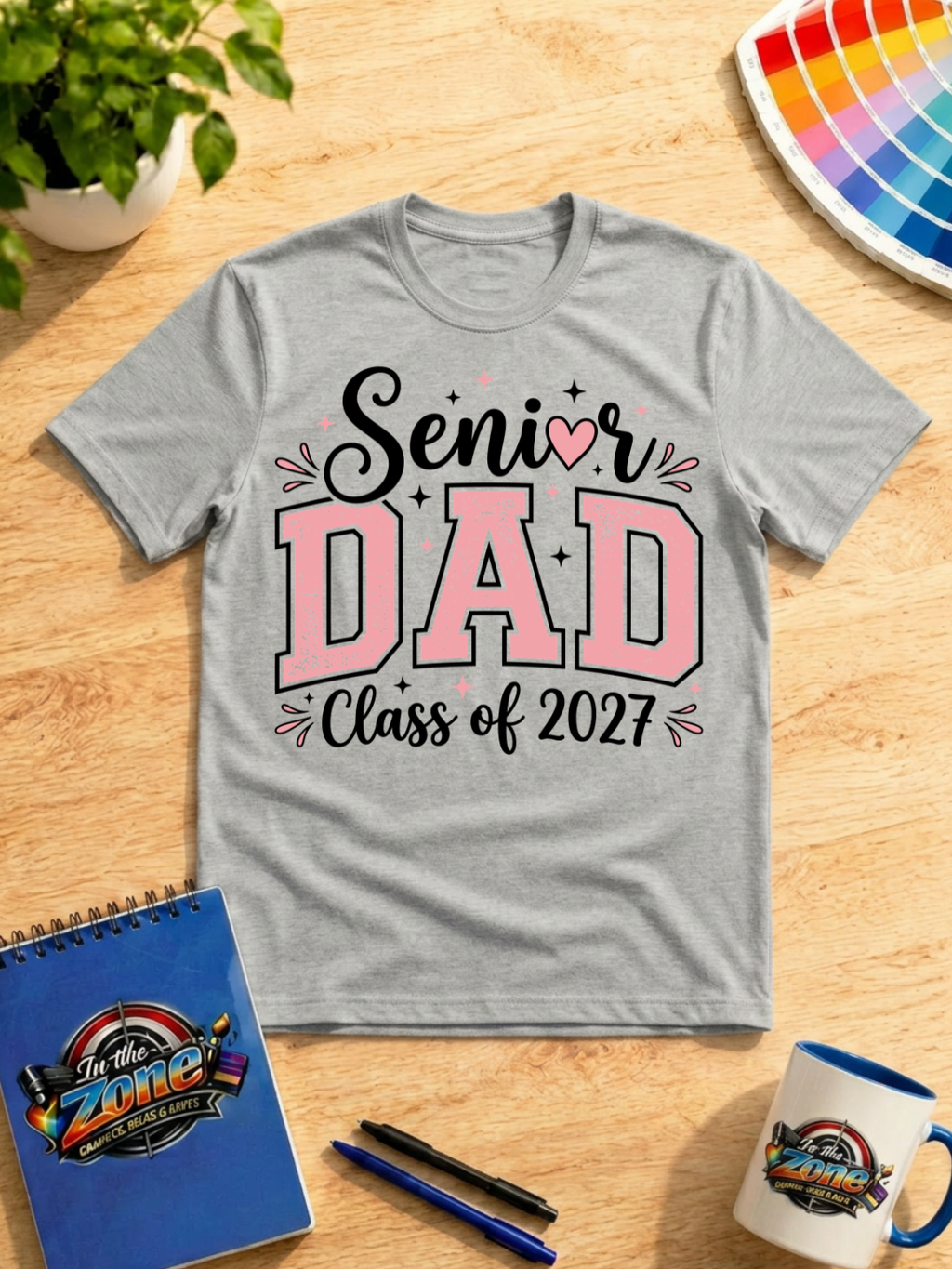 Senior Dad Class of 2027 Graphic T-Shirt | Graduation Dad Shirt
