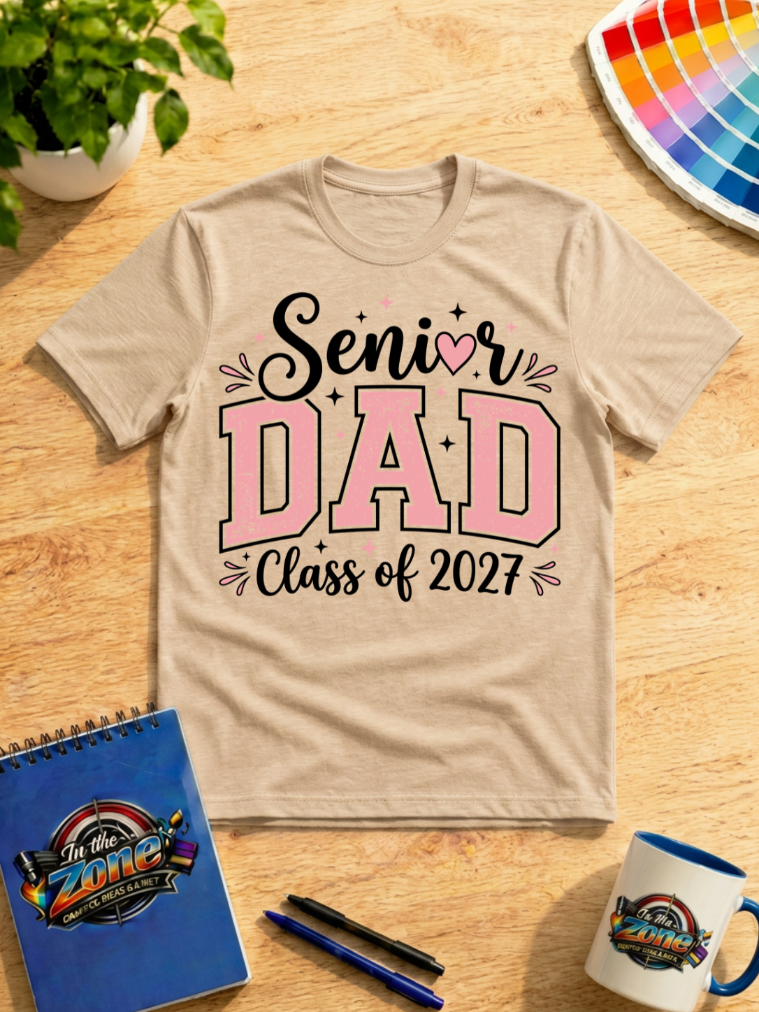 Senior Dad Class of 2027 Graphic T-Shirt | Graduation Dad Shirt
