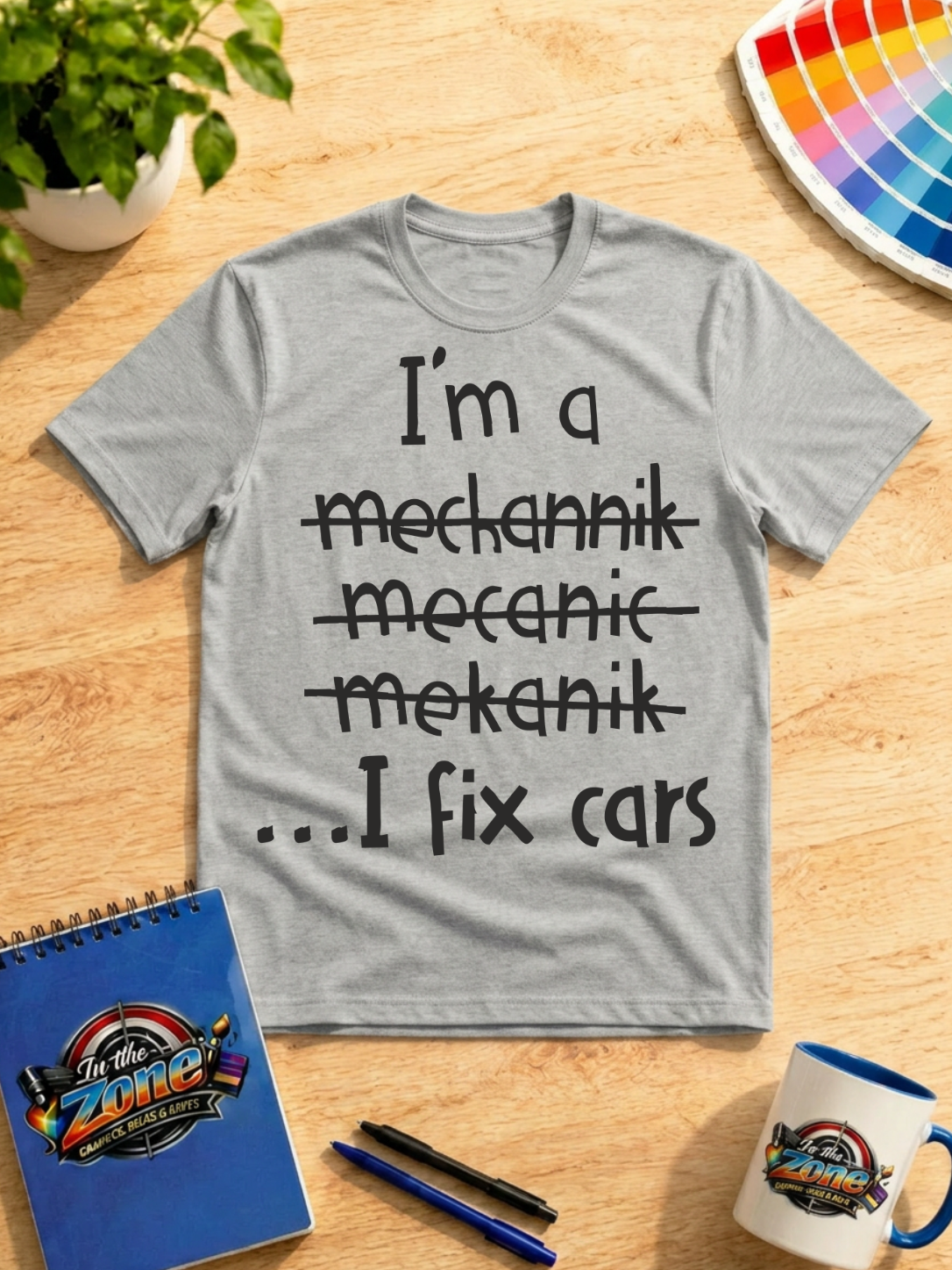 I'm a Mechanic... I Fix Cars – Funny Auto Mechanic Graphic T-Shirt in Black