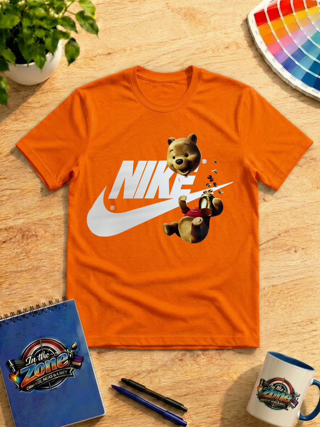 Winnie the Pooh Nike Swoosh Streetwear Graphic T-Shirt