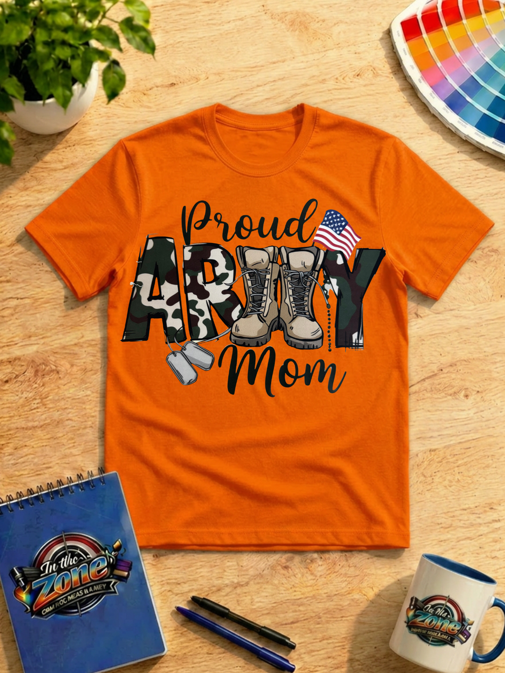 Proud Army Mom Military Graphic Shirt | Patriotic Army Mom Tee, Sweatshirt & Hoodie