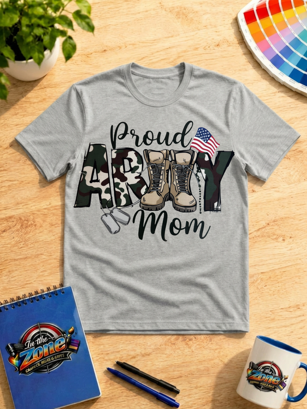 Proud Army Mom Military Graphic Shirt | Patriotic Army Mom Tee, Sweatshirt & Hoodie