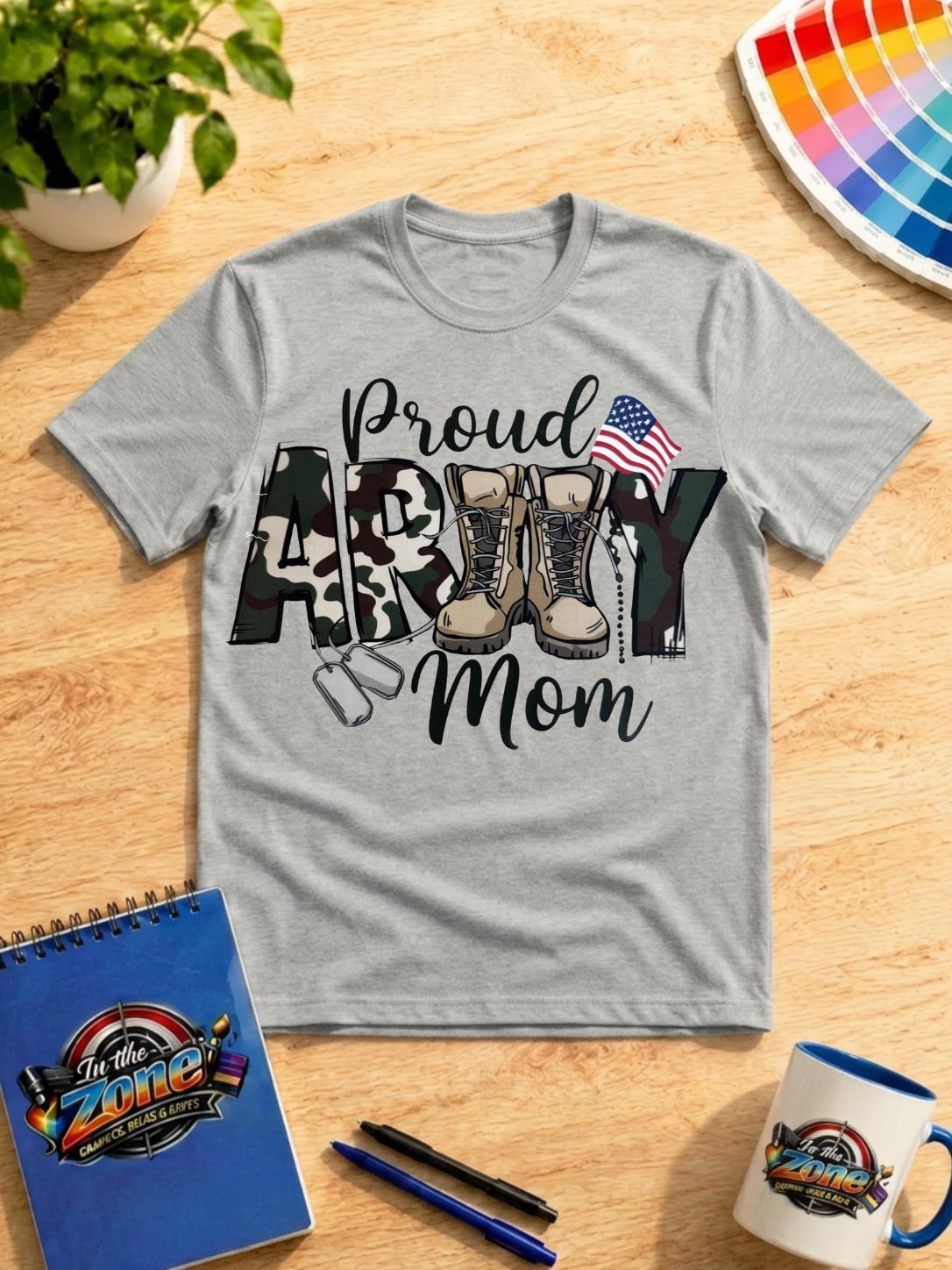 Proud Army Mom Military Graphic Shirt | Patriotic Army Mom Tee, Sweatshirt & Hoodie