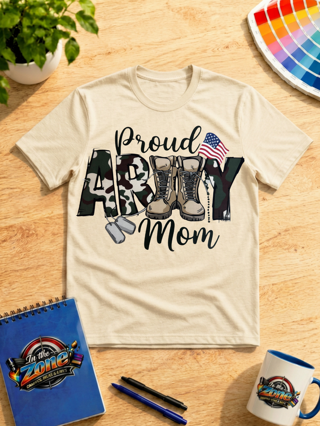 Proud Army Mom Military Graphic Shirt | Patriotic Army Mom Tee, Sweatshirt & Hoodie