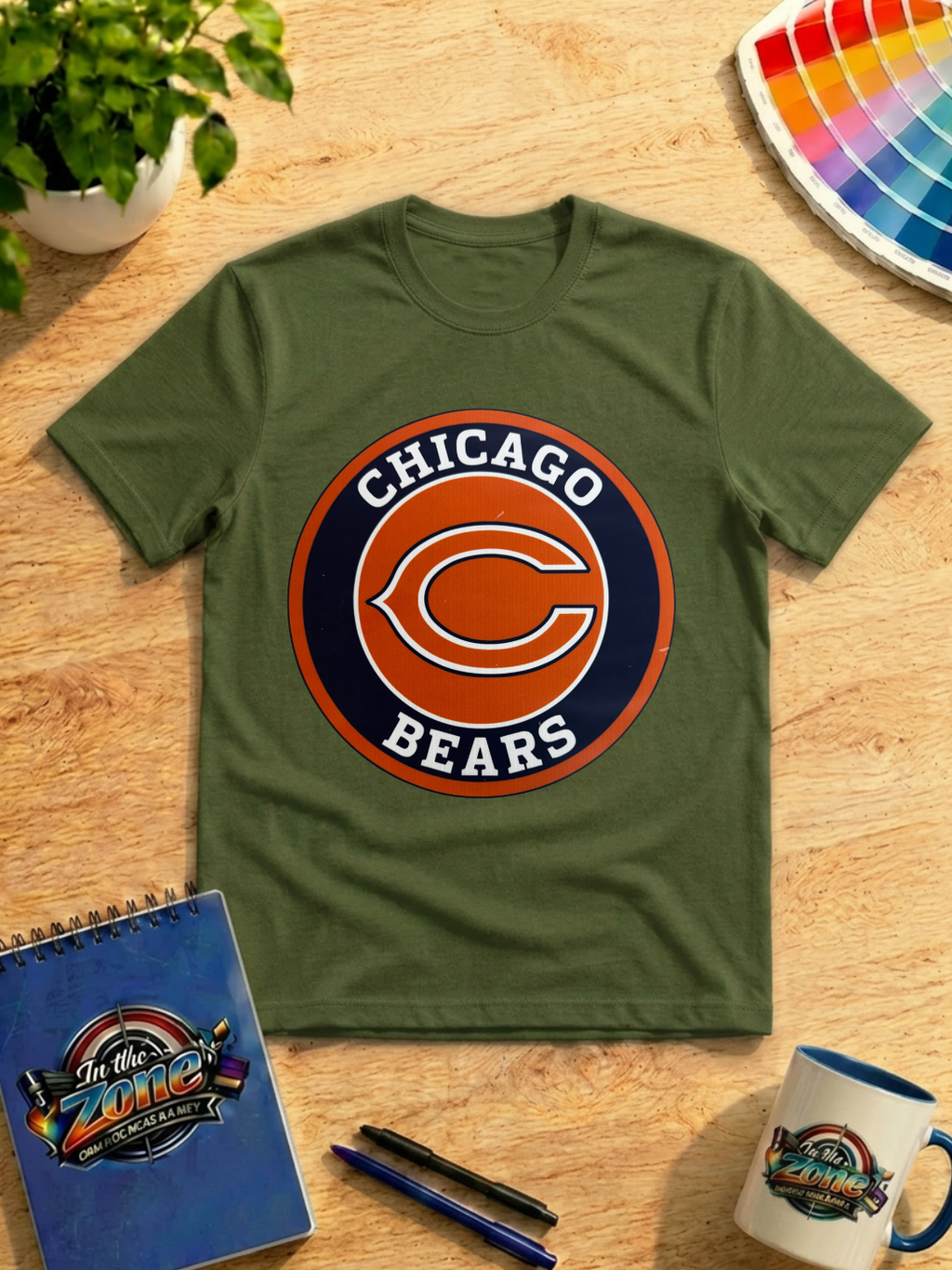 Chicago Bears Logo Graphic Shirt | Football Fan Tee, Sweatshirt & Hoodie