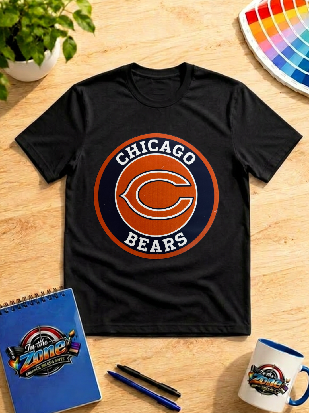 Chicago Bears Logo Graphic Shirt | Football Fan Tee, Sweatshirt & Hoodie