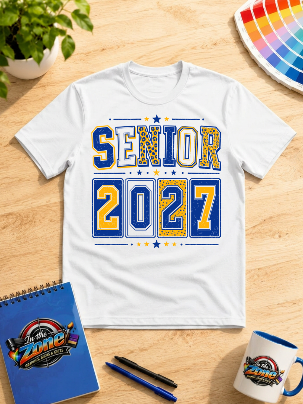 Senior 2027 Graphic T-Shirt | Class of 2027 Graduation Senior Shirt