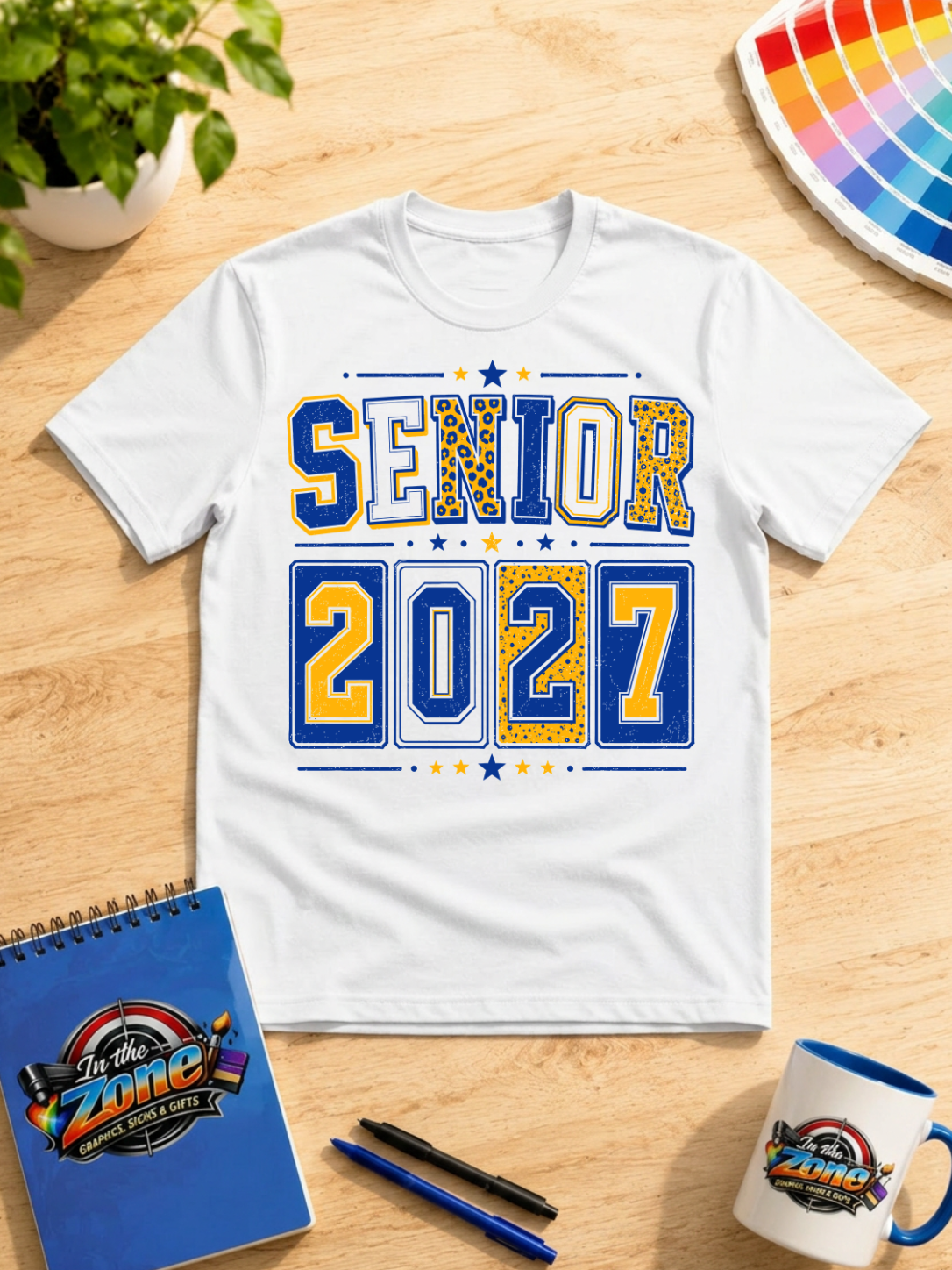 Senior 2027 Graphic T-Shirt | Class of 2027 Graduation Senior Shirt