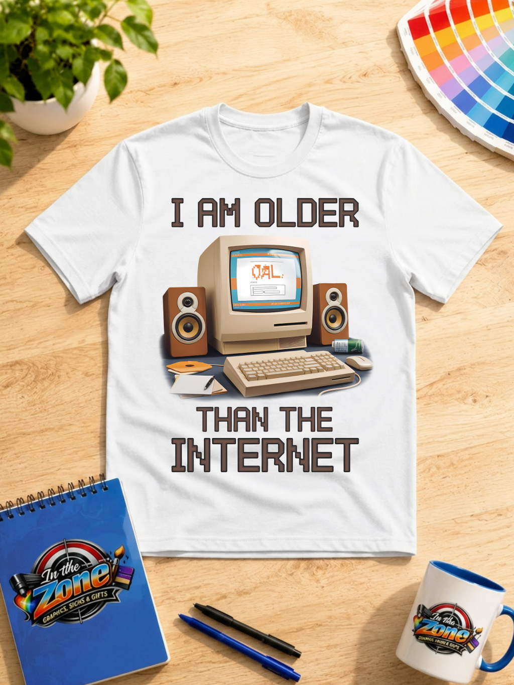 I Am Older Than the Internet Shirt – Retro Computer Funny Graphic Tee