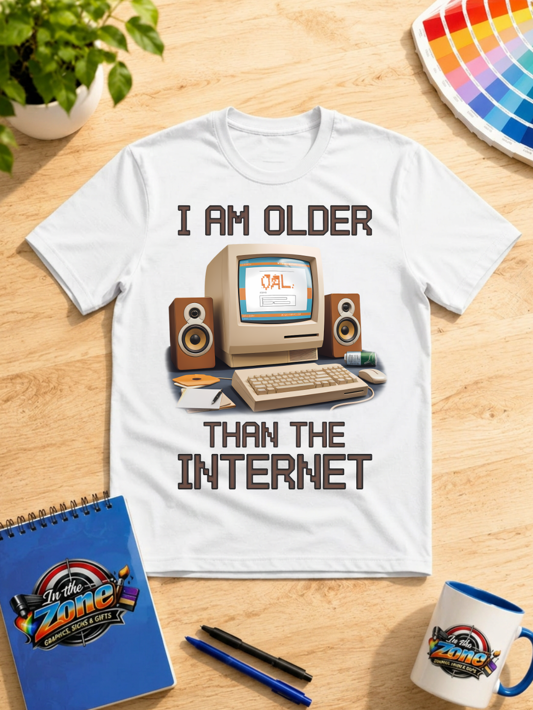 I Am Older Than the Internet Shirt – Retro Computer Funny Graphic Tee