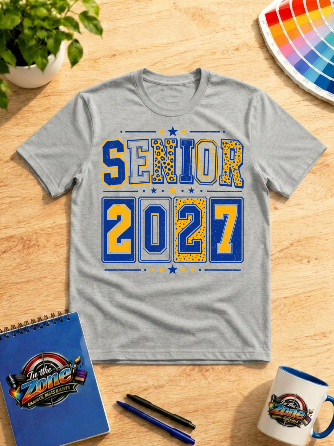 Senior 2027 Graphic T-Shirt | Class of 2027 Graduation Senior Shirt