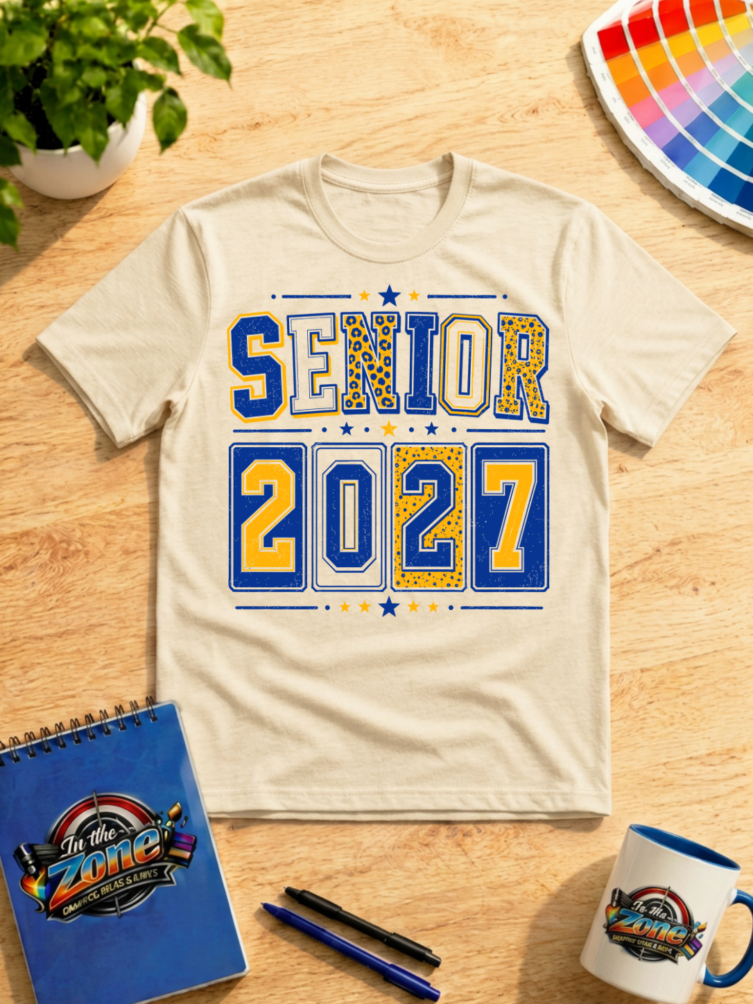Senior 2027 Graphic T-Shirt | Class of 2027 Graduation Senior Shirt
