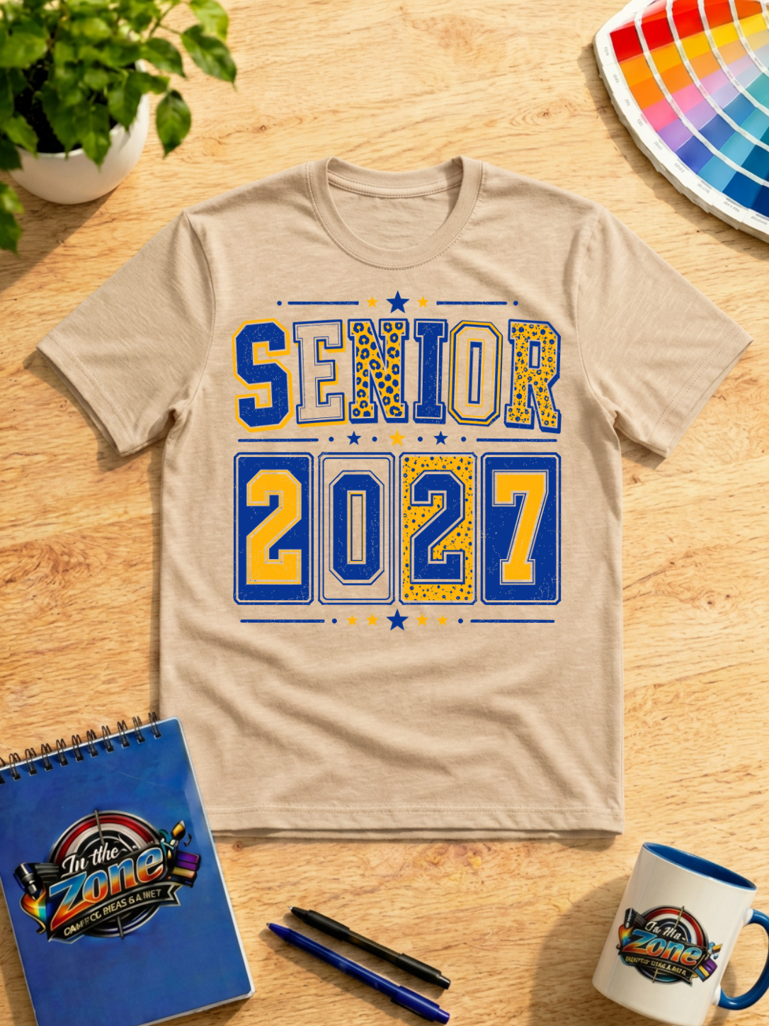 Senior 2027 Graphic T-Shirt | Class of 2027 Graduation Senior Shirt