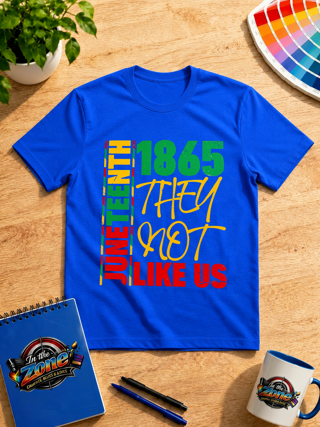 Juneteenth 1865 They Not Like Us Graphic T-Shirt – Black Freedom Celebration Tee
