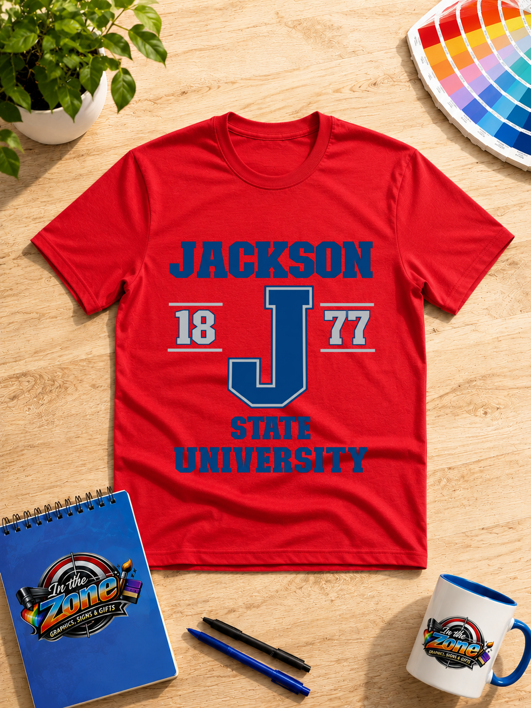 Jackson State University 1877 Collegiate Graphic T-Shirt – JSU Tigers Pride Tee