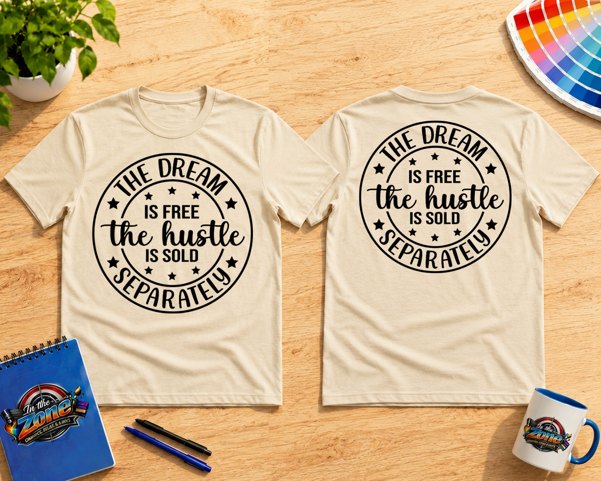 The Dream Is Free, The Hustle Is Sold Separately Realtor Shirt | Real Estate Agent Gift