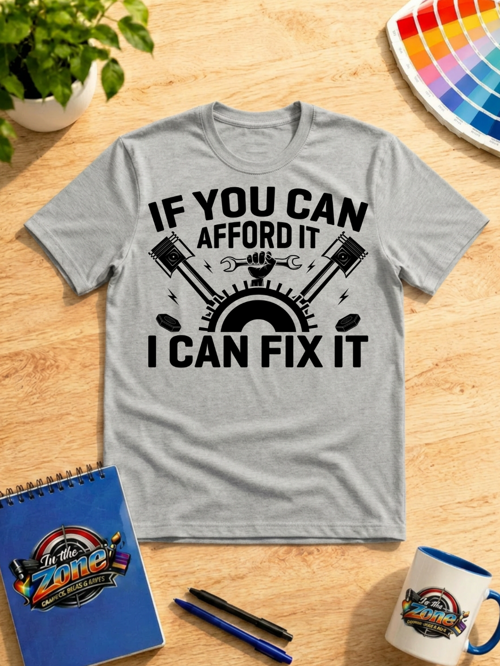 If You Can Afford It, I Can Fix It – Mechanic Graphic T-Shirt in Black | Auto Repair Gift