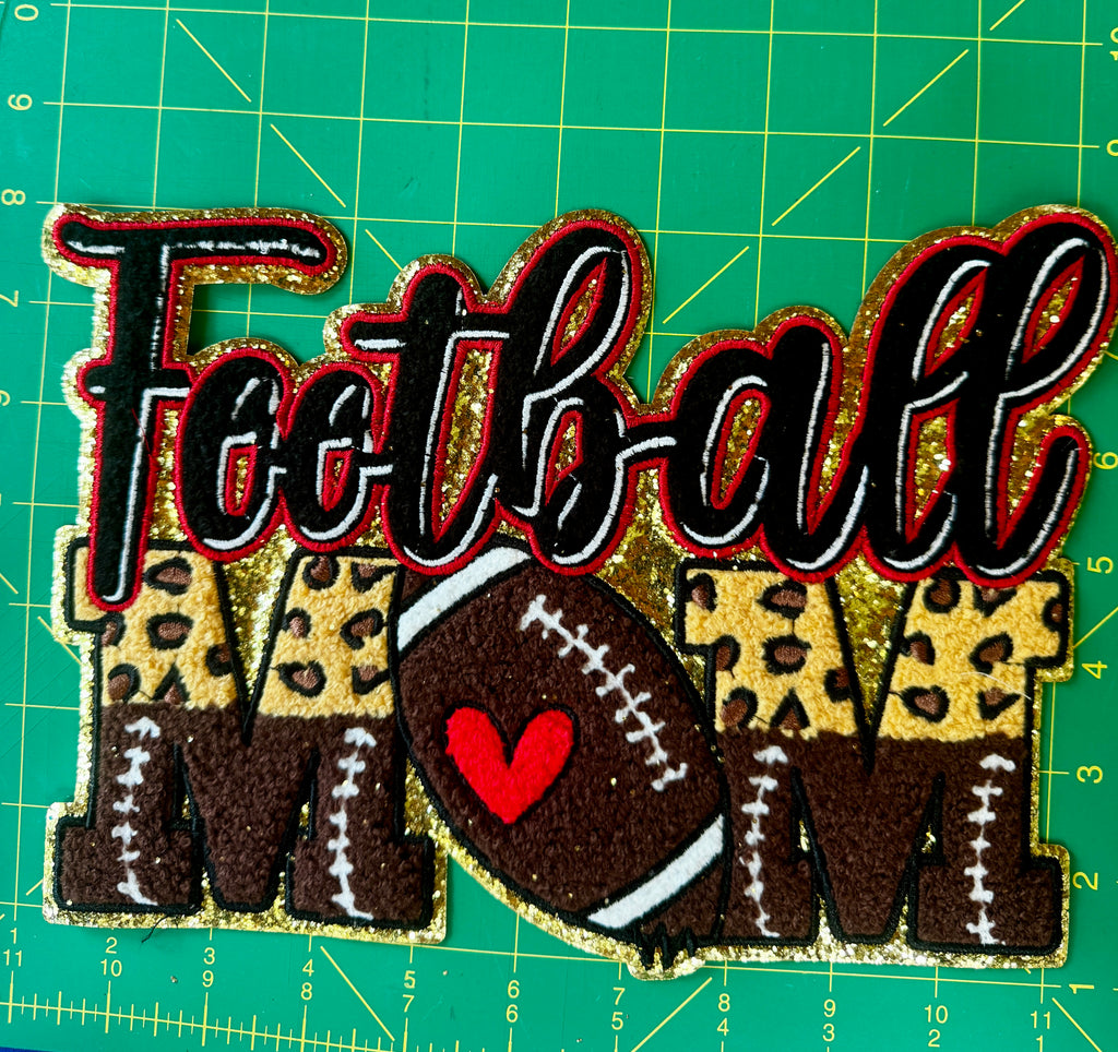 Football Mama & Chenille Patch