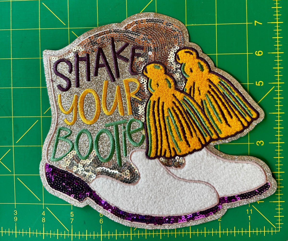 Shake Your Boots Sequin Patch