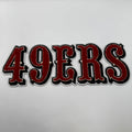 49ers Red Chenille Embroidered Patch – Football Game Day Patch