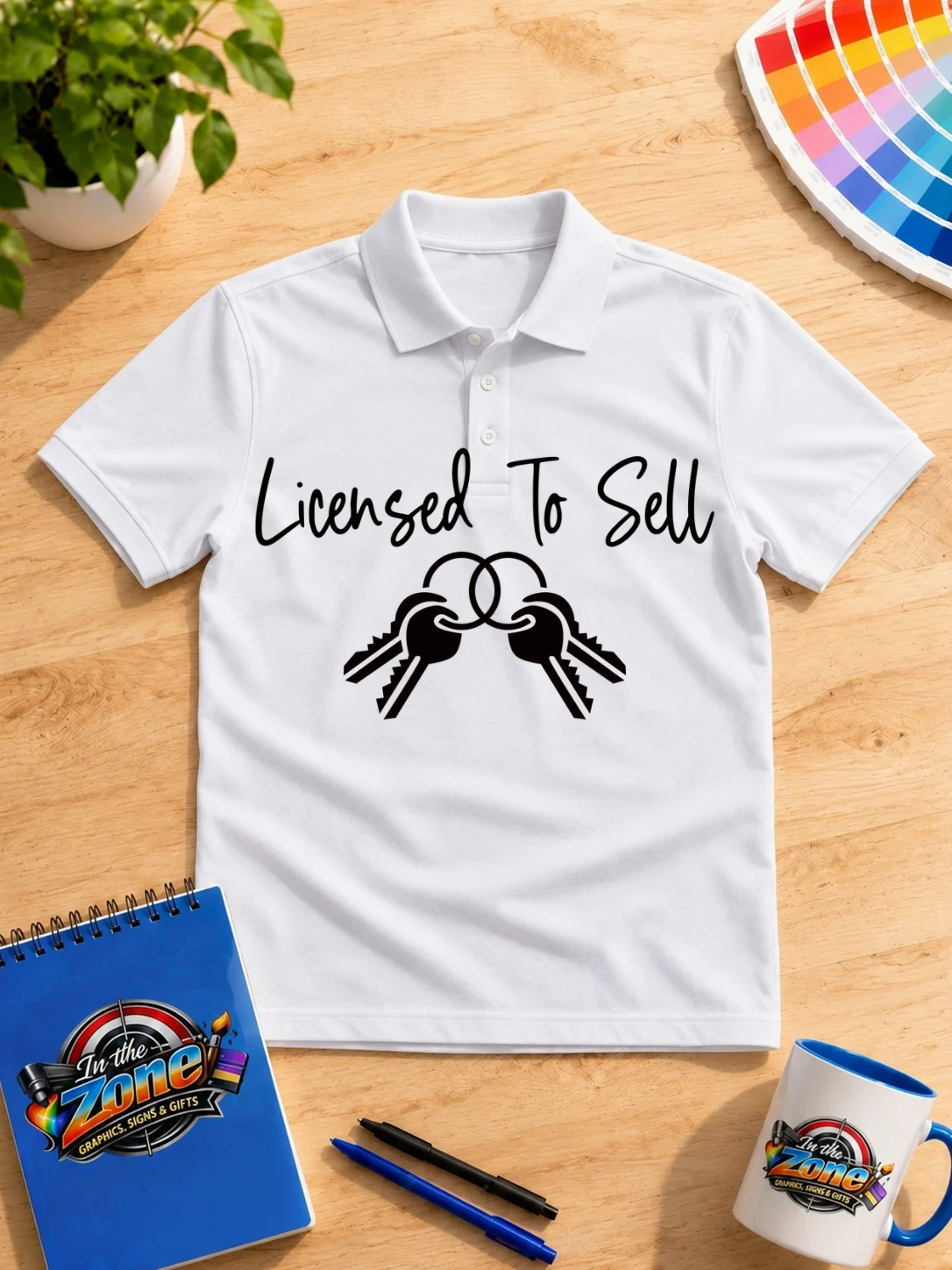 Licensed to Sell Realtor Shirt | Real Estate Agent Keys Graphic Tee