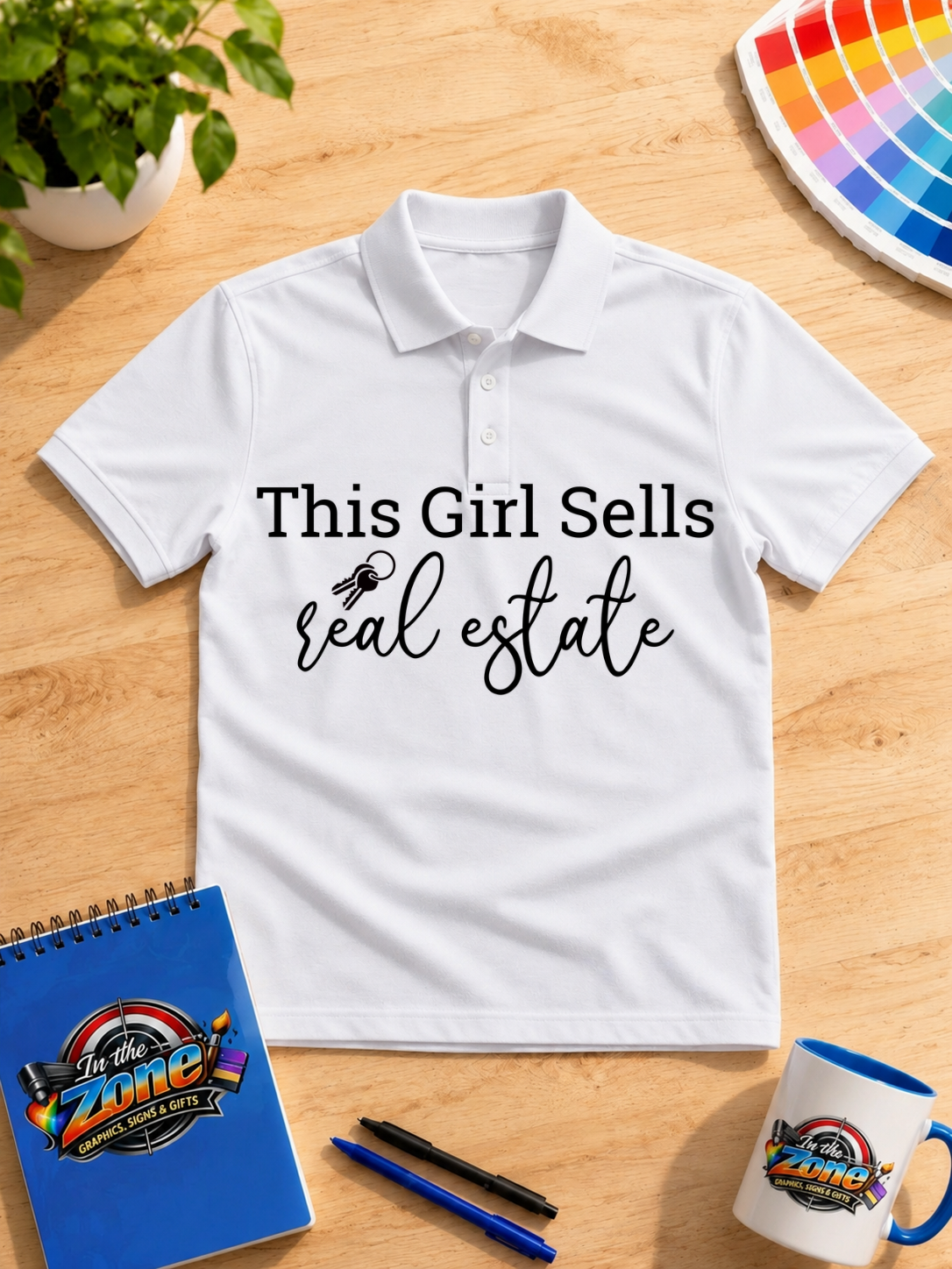 This Girl Sells Real Estate Graphic T-Shirt – Women’s Realtor & Real Estate Agent Shirt