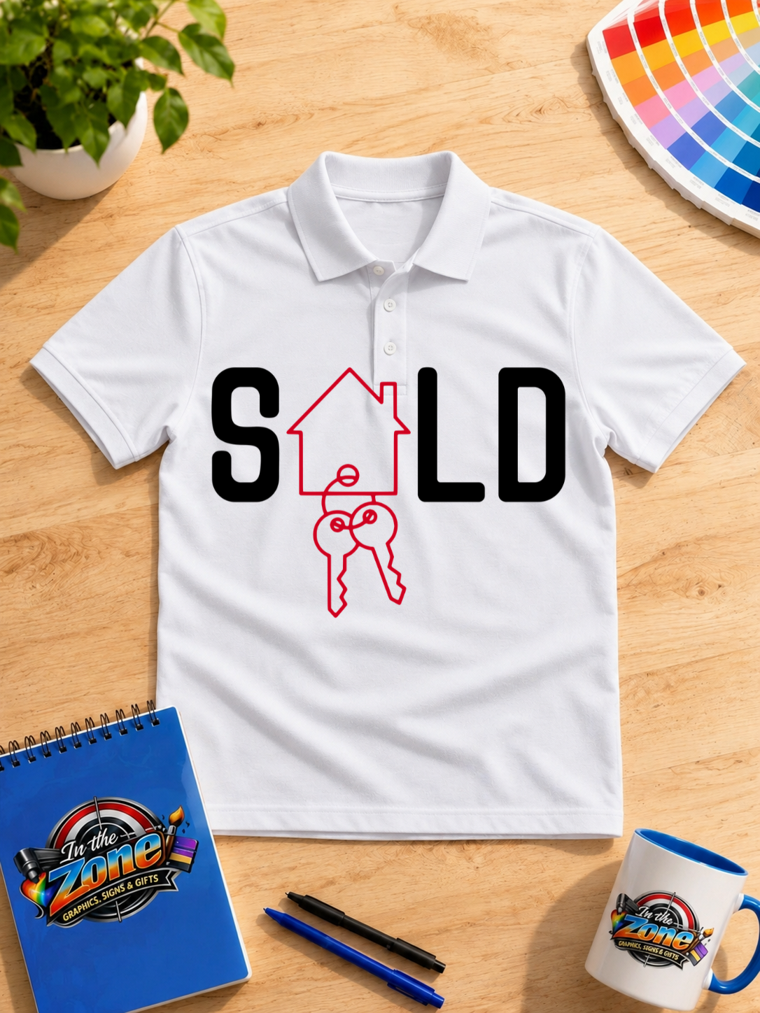SOLD House & Keys Graphic T-Shirt – Realtor Real Estate Agent Shirt