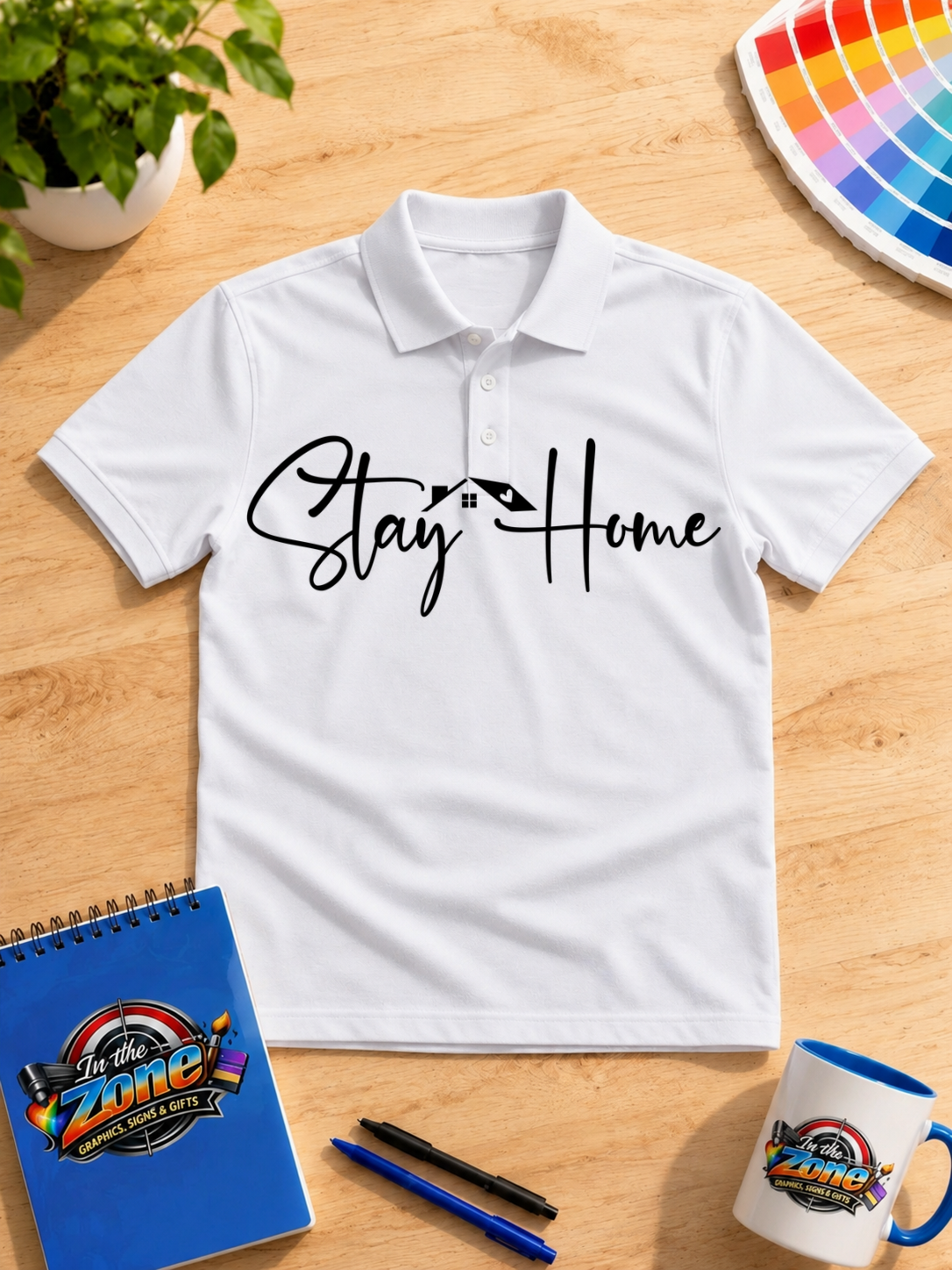 Stay Home Realtor Graphic T-Shirt – Real Estate House & Key Shirt