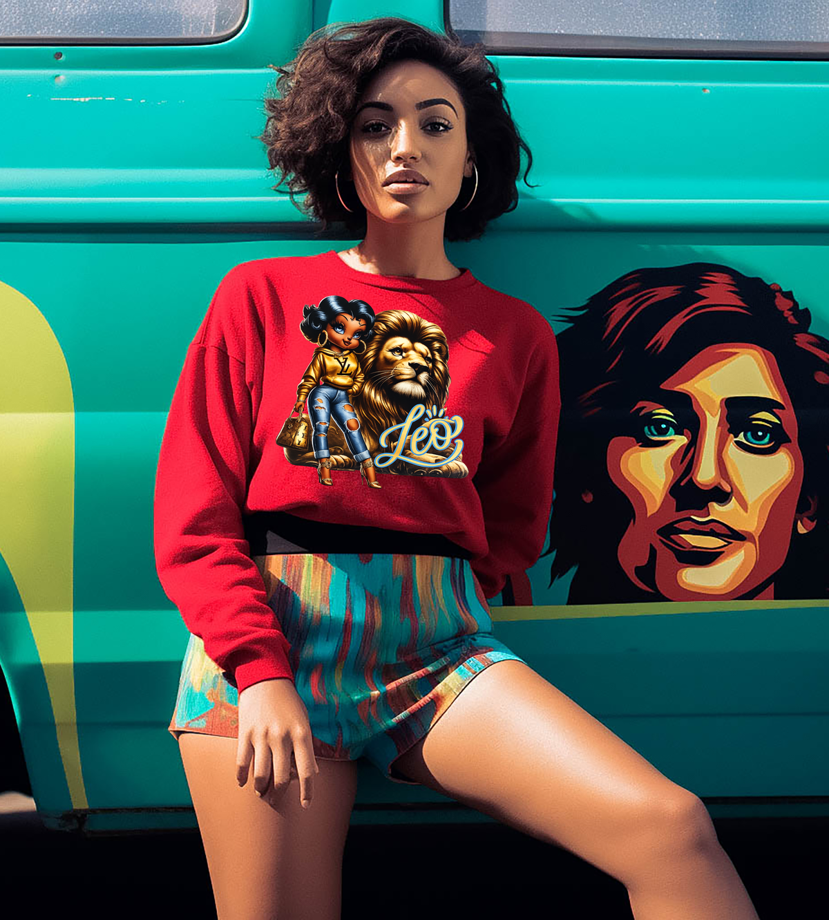 Leo Zodiac Lion Graphic Shirt | Bold Astrology Birthday Tee