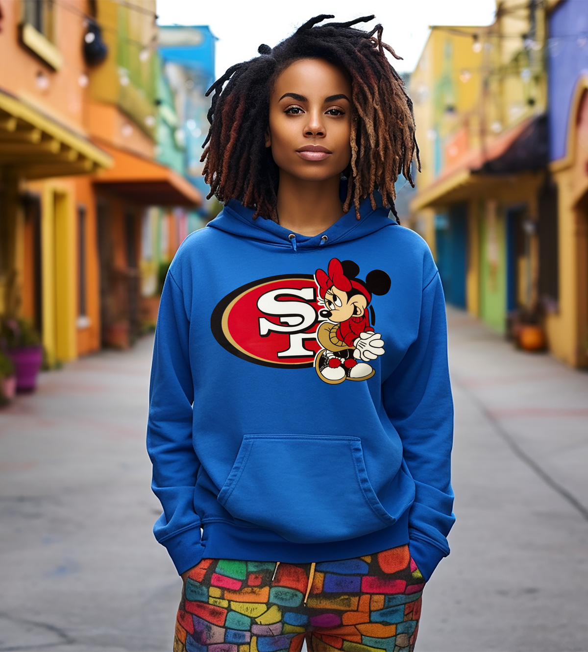 Minnie Mouse San Francisco 49ers Football Graphic Shirt | Game Day Tee