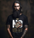 No Excuses Boss Fist Graphic T-Shirt – No Fear No Limits Motivational Tee