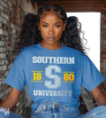Southern University 1880 Graphic T-Shirt – Purple & Gold Collegiate Design