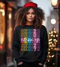 Class of 2027 Senior Shirt – Colorful Retro Senior Graduation Graphic Tee