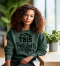 This Girl Sells Real Estate Graphic Shirt | Realtor T-Shirt | Real Estate Agent Gift