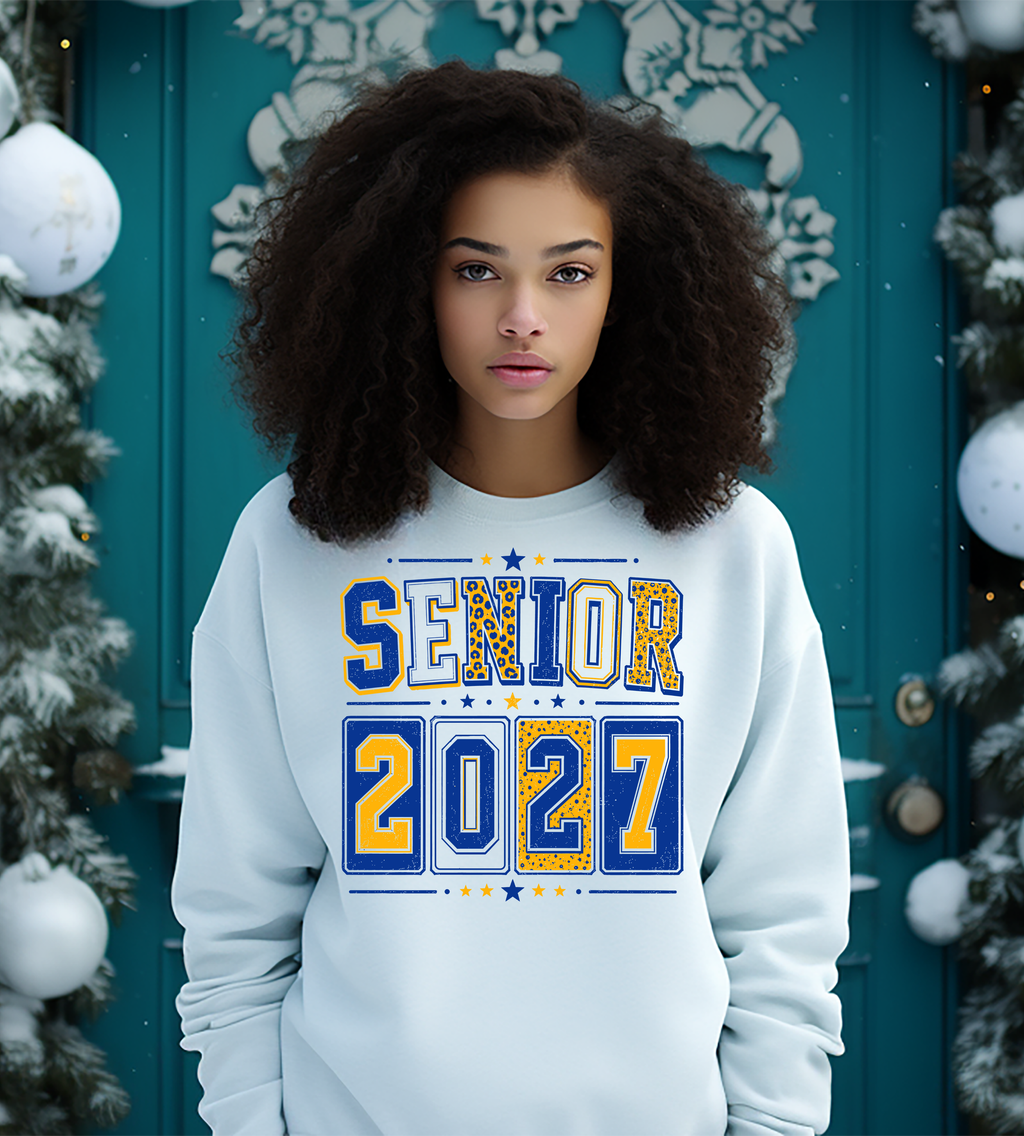 Senior 2027 Graphic T-Shirt | Class of 2027 Graduation Senior Shirt