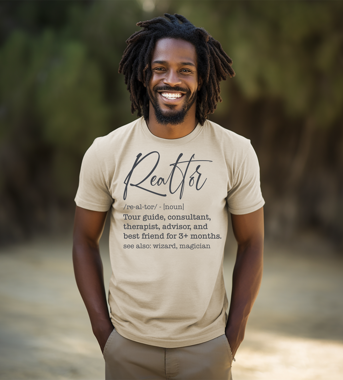 Realtor Definition T-Shirt | Real Estate Agent Gift Shirt | Realtor Life Graphic Tee