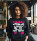 Female Mechanic Graphic T-Shirt | Women Auto Repair Technician Shirt